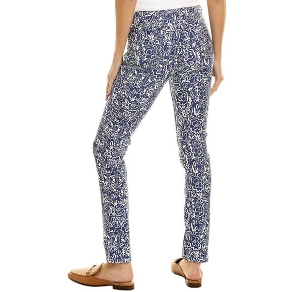 J.McLaughlin Lexi Skinny Jeans • Sz 2 • Blue Floral Print Denim • NWOT - Picture 2 of 10